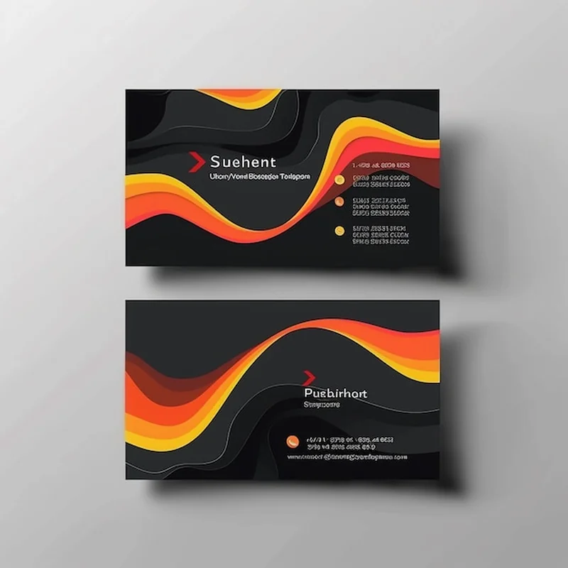 Elegancki i stylowy szablon wizytówki wektor