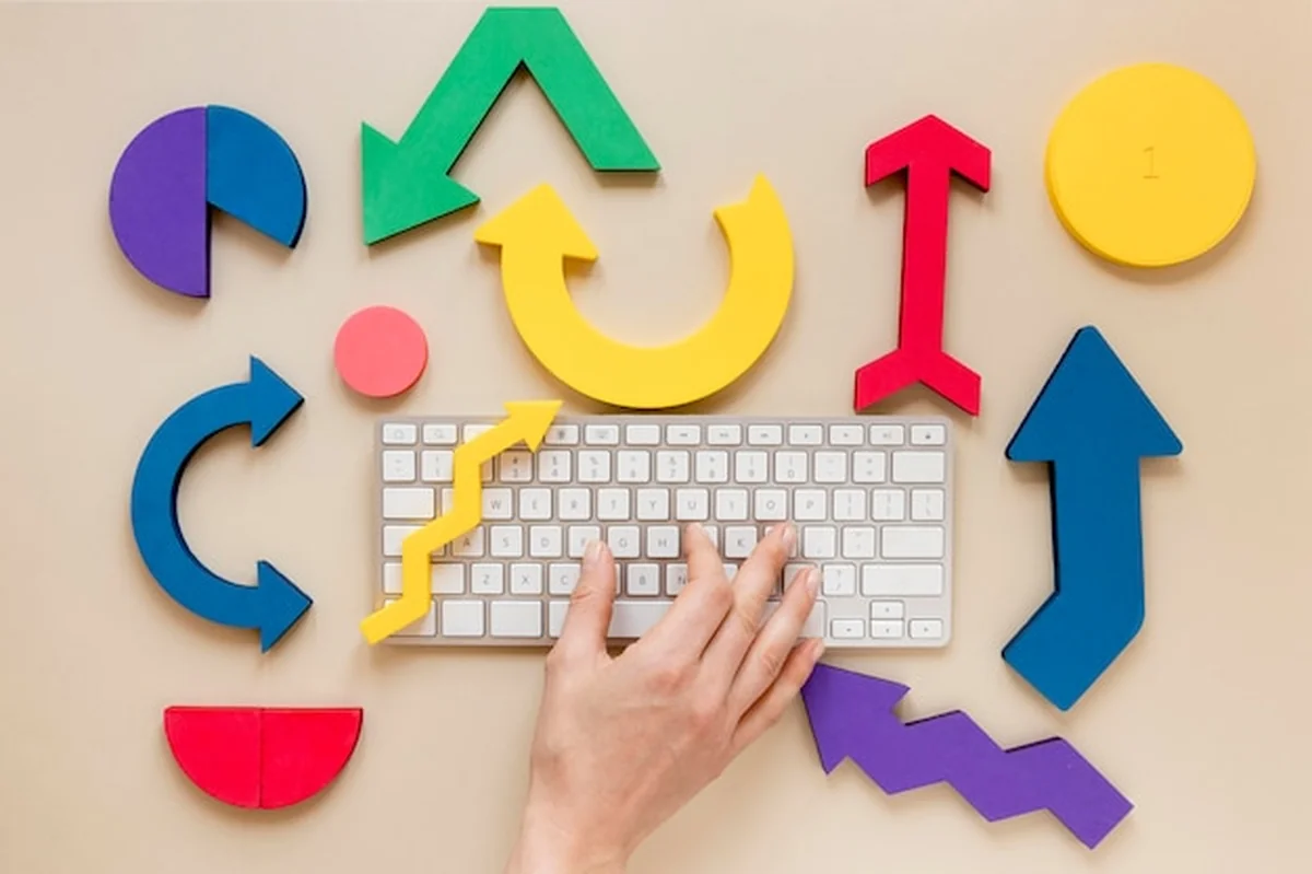 Kolekcja wzrostu gospodarczego w tle