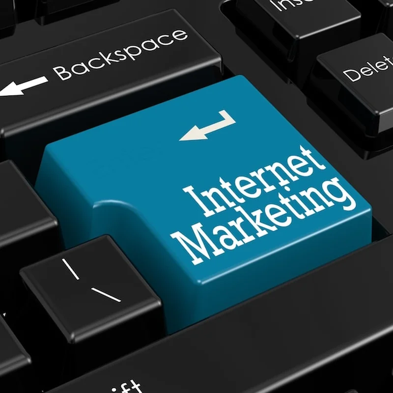 Koncepcja marketingu internetowego w 3D Render