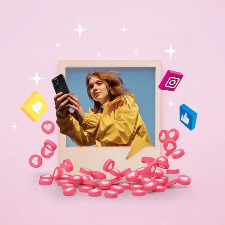 Koncepcja mediów społecznościowych ze smartfonem