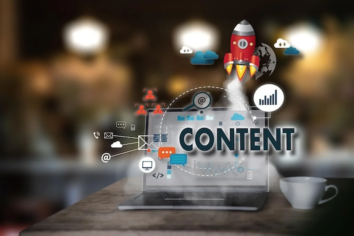 Elementy content marketingu: Treść, Blogging, Media, Publikacje, Informacje, Wizja, Koncepcja