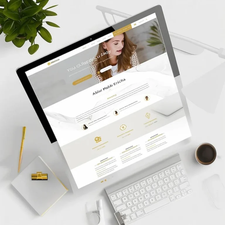 Projekt profesjonalnego układu strony internetowej dla firmy handlującej złotem i kryptowalutami