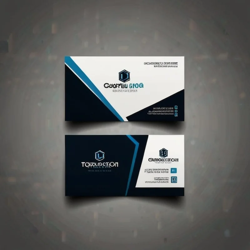 Nowoczesna i kreatywna wizytówka oraz wizytówki firmowe
